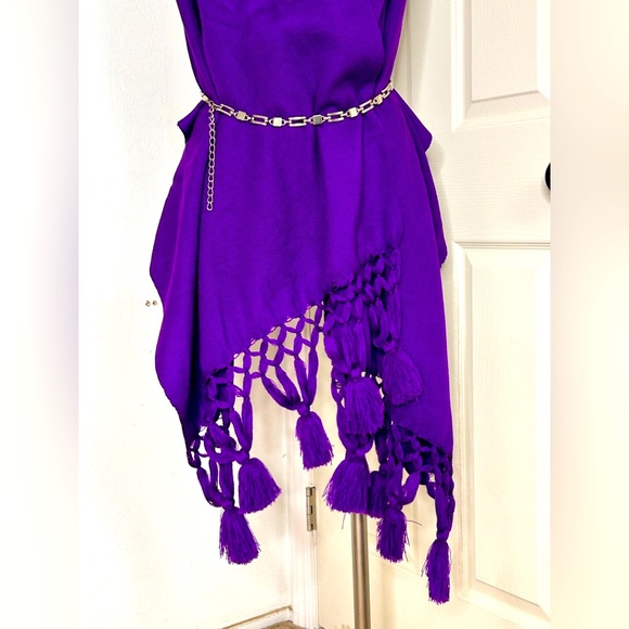 Oversized Purple Shawl/Wrap - Picture 4 of 7